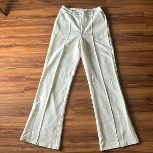 Never worn long white pants!